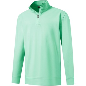 image:imageM MAELREG Boys Long Sleeve Quarter Zip Pullover Fleece Warmth Mock Neck Solid Youth Sweatshirt Winter Clothes for KidsTurquoise