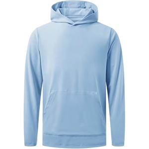 image:imageM MAELREG BoysPullover Hoodie with Kangaroo Pocket Lightweight Youth Long Sleeve Hooded Sweatshirts for Kids Size 616 YearsLight Blue