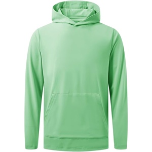 image:imageM MAELREG BoysPullover Hoodie with Kangaroo Pocket Lightweight Youth Long Sleeve Hooded Sweatshirts for Kids Size 616 YearsLight Green