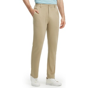 image:imageM MAELREG Golf Pants Men Stretch Dress Casual Business Pants with PocketsKhaki