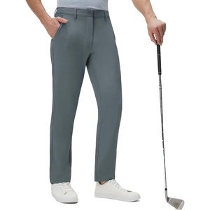 image:imageM MAELREG Mens Golf Pants Lightweight WaterResistant Quick Dry Casual Pants 303234 Stretch Work Dress Comfy TrousersIron Grey