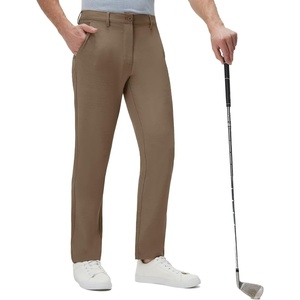 image:imageM MAELREG Mens Golf Pants Lightweight WaterResistant Quick Dry Casual Pants 303234 Stretch Work Dress Comfy TrousersTobacco Brown