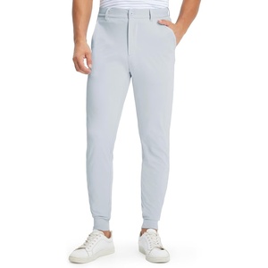 image:imageM MAELREG Mens Golf Pants Stretch MoistureWicking Ankle Zip Men JoggersMisty Grey