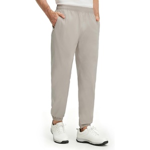 image:imageM MAELREG Mens Golf Rain Pants Waterproof Lightweight Outdoor Hiking Jogger with Zipper PocketsKhaki Grey